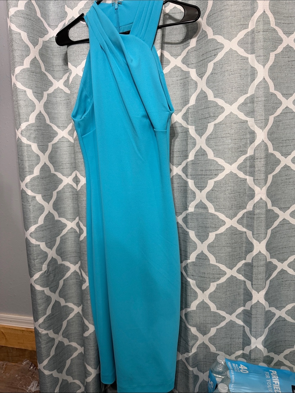 RACHEL Rachel Roy Turquoise Midi Dress